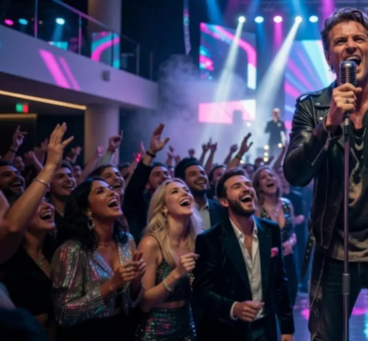 Múltbeli koncert pillanatai a Royal Night Venue szervezésében